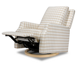 Crewe Recliner and Swivel Glider in Gingham (2 colors)