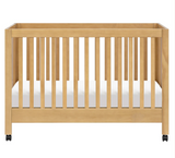 Maki Full-Size Portable Folding Crib with Toddler Bed Conversion Kit