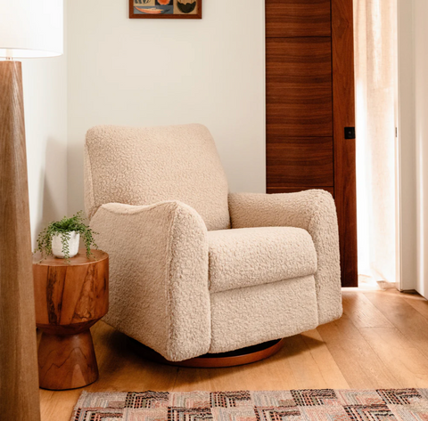 SUNDAY Power Recliner and Swivel Glider in Chantilly Sherpa