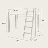 Oeuf Perch Twin Size Loft Bed